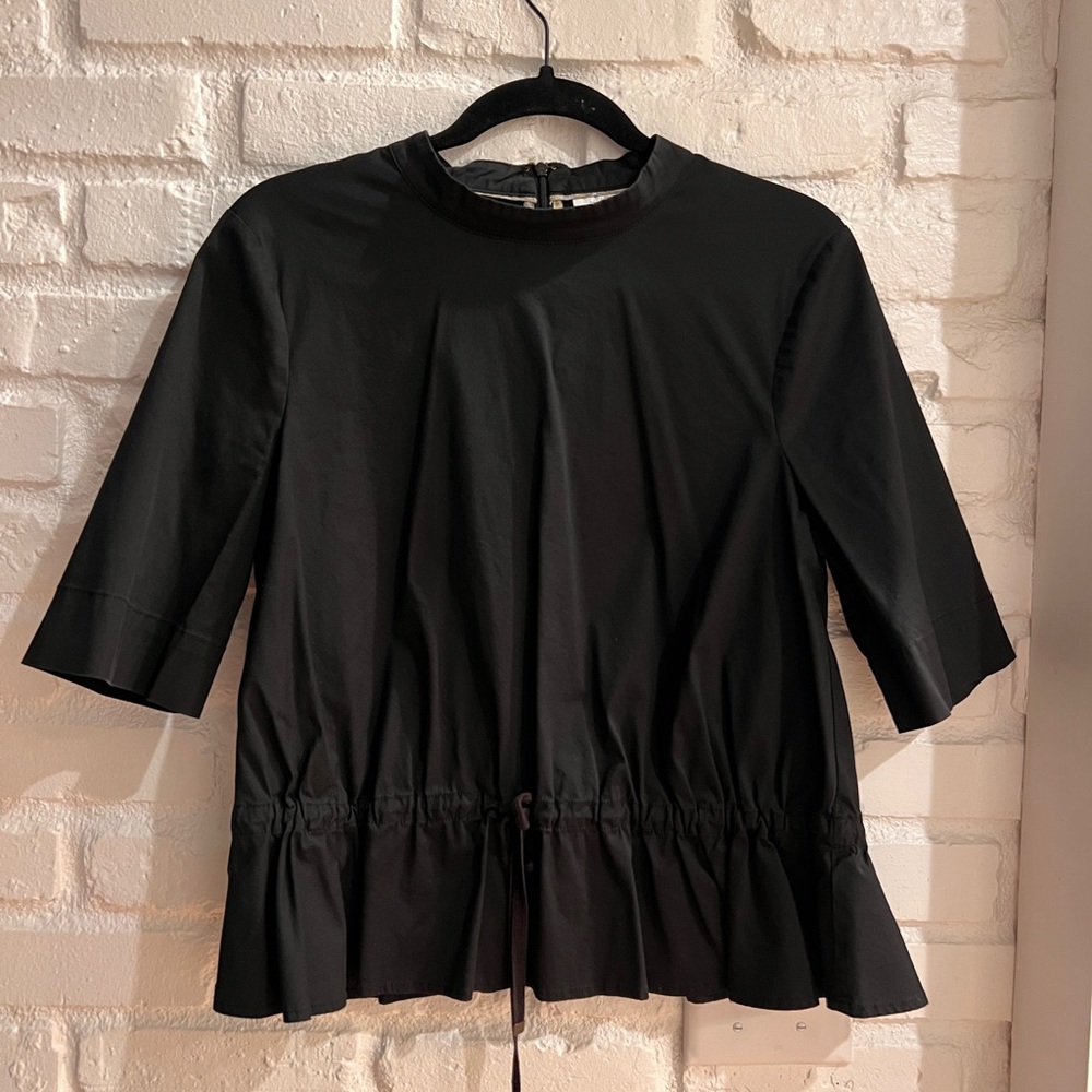 HD in Paris Black Peplum Blouse